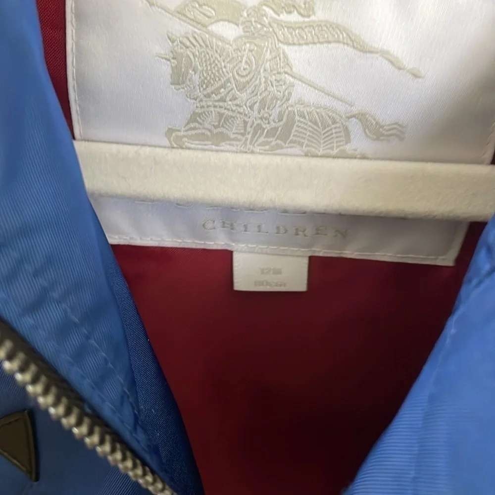 Burberry Two-tone Hooded Bomber Jacket